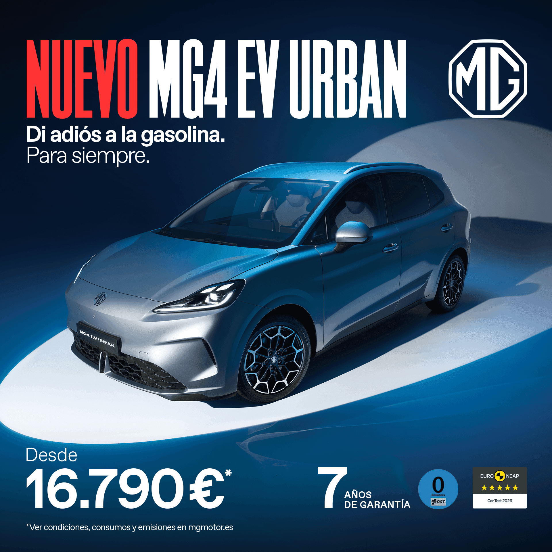Descubre el Nuevo MG4 URBAN 100% Eléctrico