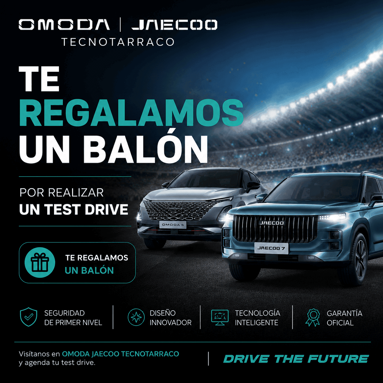 ¡Test Drive OMODA y Gana la Pelota del Mundial!