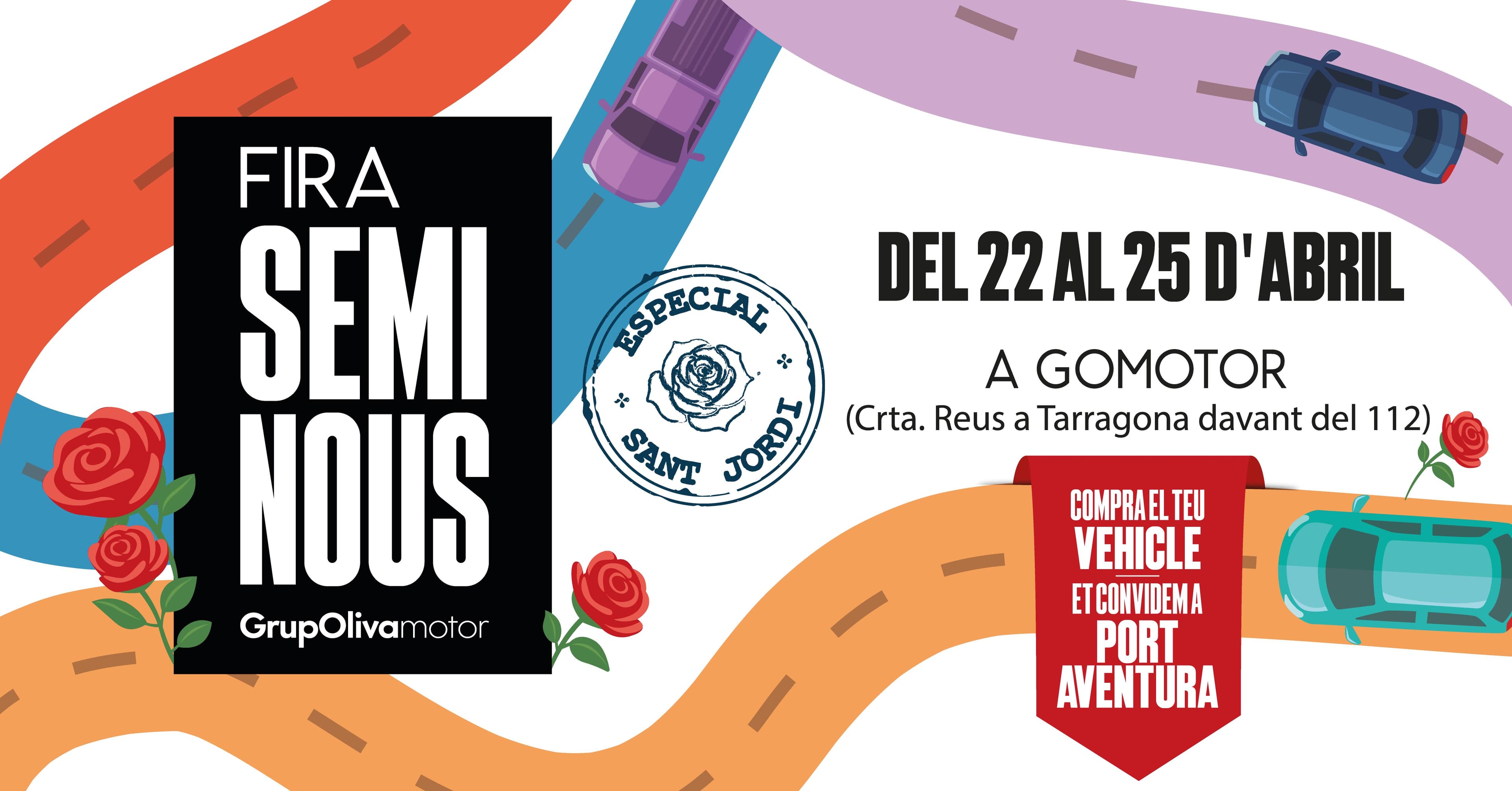 🌹GrupOlivamotor celebra la 3a edició de la Fira SemiNous: un Sant Jordi sobre rodes