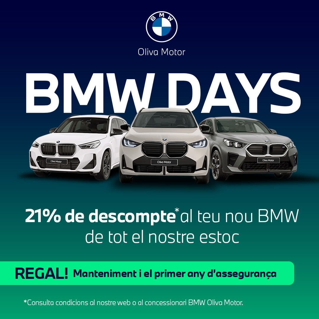 ARRIBEN ELS BMW DAYS A OLIVA MOTOR!