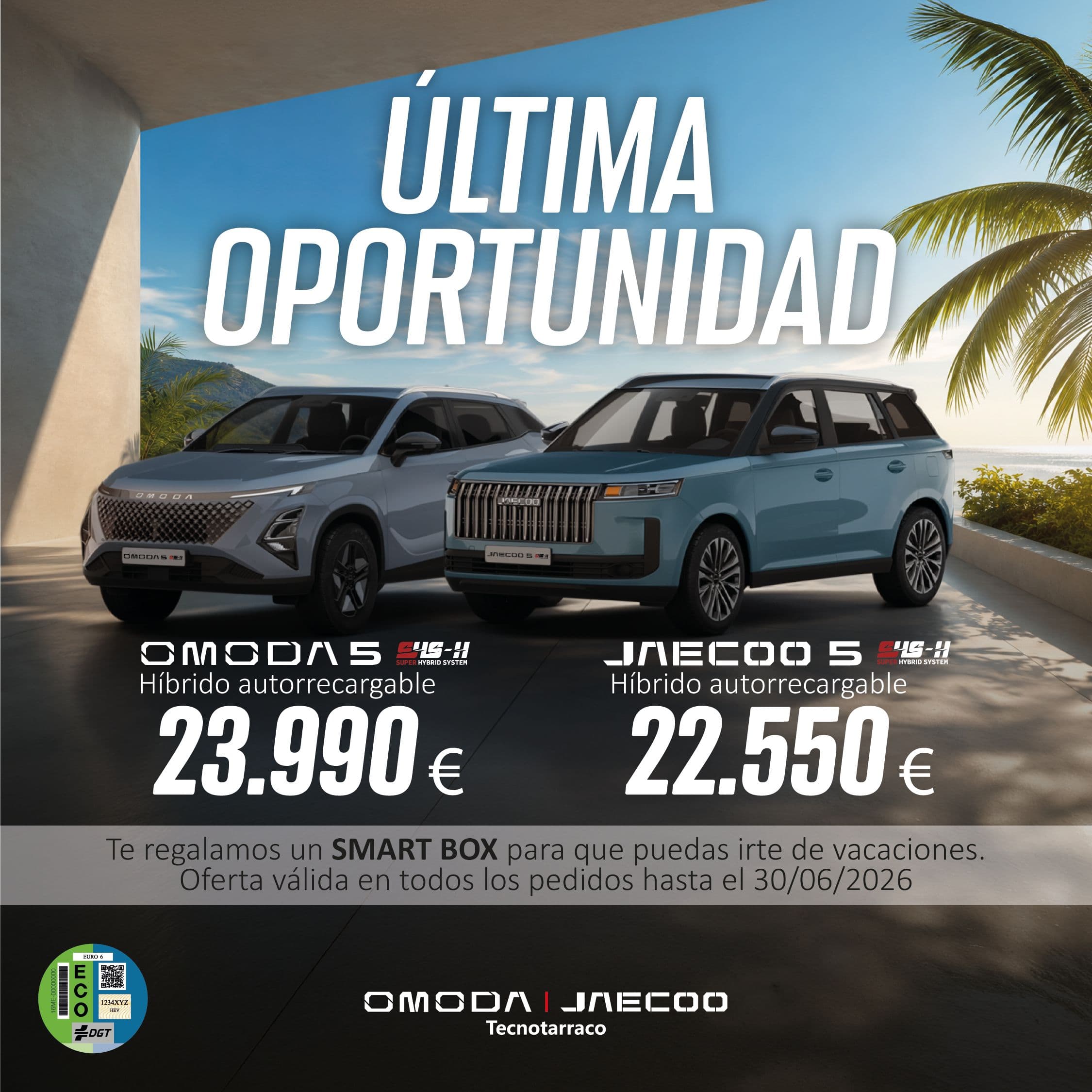 Oferta exclusiva: OMODA y JAECOO a precio irresistible