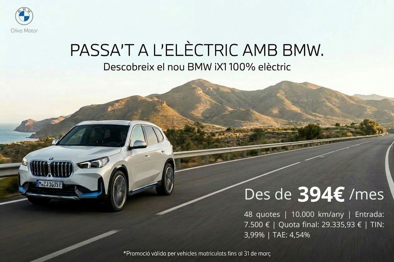 Estrena BMW iX1 elèctric amb Wallbox de regal | Oliva Motor