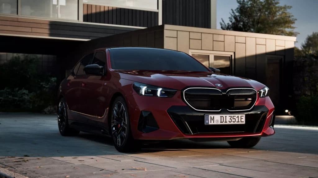 Fondo de héroe para Nuevo BMW i5 M60 xDrive
