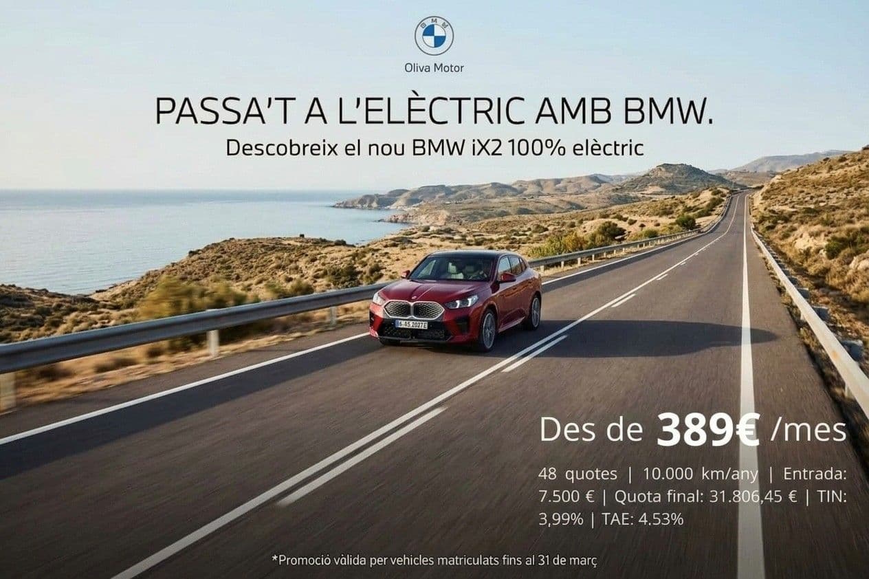 Estrena BMW iX2 elèctric amb Wallbox de regal | Oliva Motor