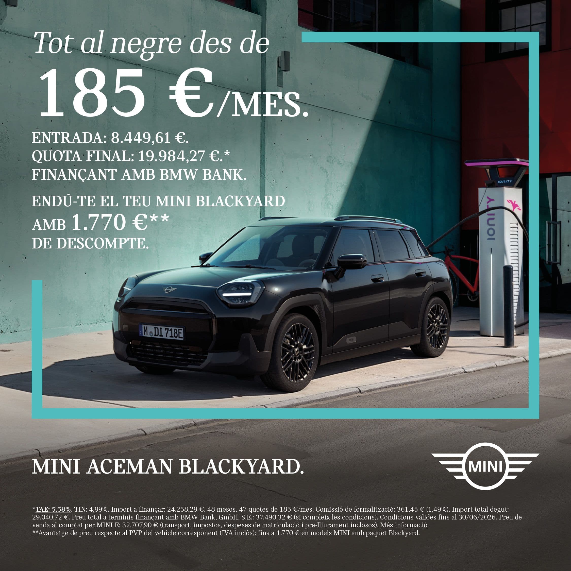 ARRIBA EL MINI ACEMAN BLACKYARD A OLIVA MOTOR!